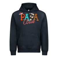 Navy Papa Claus Urban Hoodie - CowhideDigitalArt