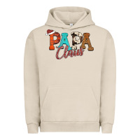 Pigment French Oak Papa Claus Urban Hoodie - CowhideDigitalArt