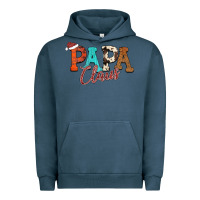 Pigment Midnight Navy Papa Claus Urban Hoodie - CowhideDigitalArt