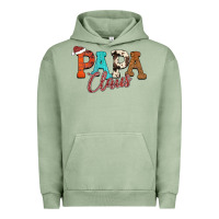 Pigment Oil Green Papa Claus Urban Hoodie - CowhideDigitalArt