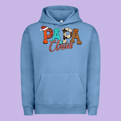 Papa Claus Urban Hoodie Designed By Cowhidedigitalart