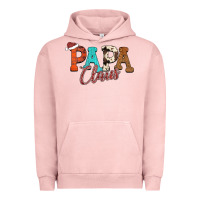 Pigment Salmon Papa Claus Urban Hoodie - CowhideDigitalArt
