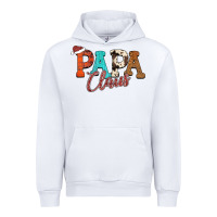 White Papa Claus Urban Hoodie - CowhideDigitalArt