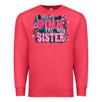 Cardinal i wear pink for my sister Premium Sweatshirt - FaDigitalArtStudio