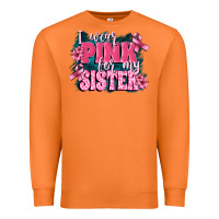 Carrot i wear pink for my sister Premium Sweatshirt - FaDigitalArtStudio