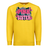 Lemon i wear pink for my sister Premium Sweatshirt - FaDigitalArtStudio