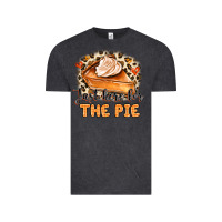 Vintage Black Just Here For The Pie Vintage Tee - MaliasSmallBusiness
