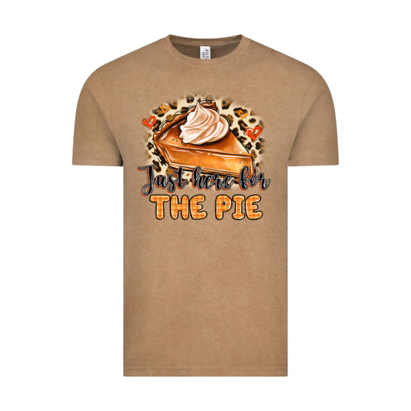 Just Here For The Pie Vintage Tee by MaliasSmallBusiness | Teevron