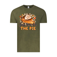 Vintage Olive Just Here For The Pie Vintage Tee - MaliasSmallBusiness