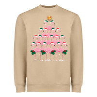 Mushroom Christmas Tree Flamingo Heavyweight Sweatshirt - Bettercallsaul