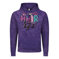 Cloud Purple hair stylist Vintage Hoodie - MaliasSmallBusiness