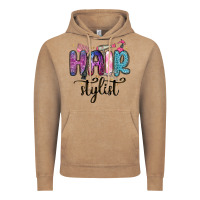 Vintage Coffee hair stylist Vintage Hoodie - MaliasSmallBusiness