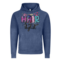 Vintage Denim hair stylist Vintage Hoodie - MaliasSmallBusiness