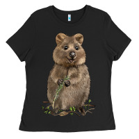 Black Quokka Ladies Tee - LillyAllenDesigns