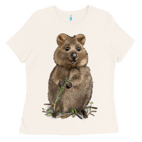 Bone Quokka Ladies Tee - LillyAllenDesigns