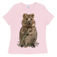 Bubblegum Pink Quokka Ladies Tee - LillyAllenDesigns