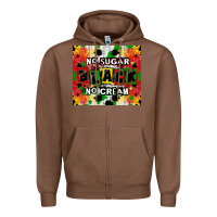 Chestnut no sugar no cream black tumbler Zipper Hoodie - CowGirlArtShop