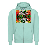 Seafoam no sugar no cream black tumbler Zipper Hoodie - CowGirlArtShop