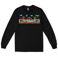 Black dachshund wiener dog Long Sleeve Tee - Jasminsmagicworld
