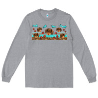 Heather Grey dachshund wiener dog Long Sleeve Tee - Jasminsmagicworld