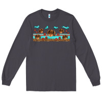 Smoke dachshund wiener dog Long Sleeve Tee - Jasminsmagicworld