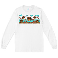 White dachshund wiener dog Long Sleeve Tee - Jasminsmagicworld