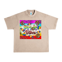 French Oak Pride Vibes LGBTQ+ Tumbler Urban Heavy Tee - BundleAndBundleShop