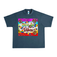 Midnight Navy Pride Vibes LGBTQ+ Tumbler Urban Heavy Tee - BundleAndBundleShop
