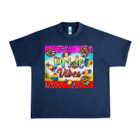 Navy Pride Vibes LGBTQ+ Tumbler Urban Heavy Tee - BundleAndBundleShop