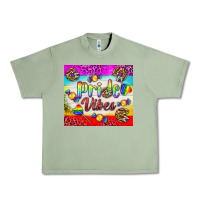 Oil Green Pride Vibes LGBTQ+ Tumbler Urban Heavy Tee - BundleAndBundleShop