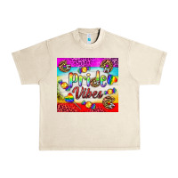 Sandshell Pride Vibes LGBTQ+ Tumbler Urban Heavy Tee - BundleAndBundleShop