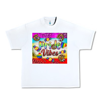 White Pride Vibes LGBTQ+ Tumbler Urban Heavy Tee - BundleAndBundleShop