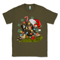 Army Green Christmas soldier veteran boots Classic Tee - MaliasSmallBusiness