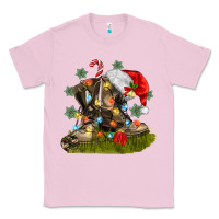 Bubblegum Pink Christmas soldier veteran boots Classic Tee - MaliasSmallBusiness