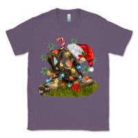 Lavender Christmas soldier veteran boots Classic Tee - MaliasSmallBusiness