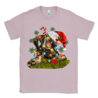 Lilac Christmas soldier veteran boots Classic Tee - MaliasSmallBusiness