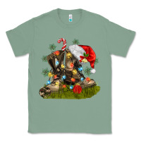 Sage Christmas soldier veteran boots Classic Tee - MaliasSmallBusiness