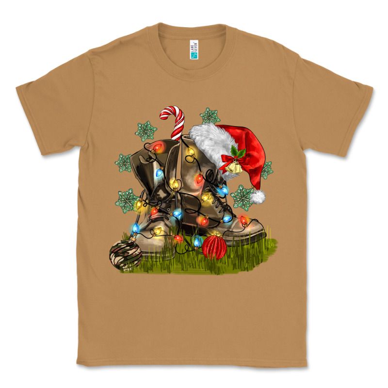 Christmas Soldier Veteran Boots Classic Tee by MaliasSmallBusiness | Teevron