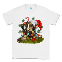 White Christmas soldier veteran boots Classic Tee - MaliasSmallBusiness