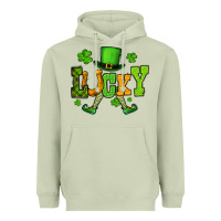 Matcha St. Patrick's lucky leprechaun Heavyweight Hoodie - OliviaCreatesArt