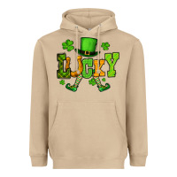 St. Patrick's Lucky Leprechaun Heavyweight Hoodie | Teevron