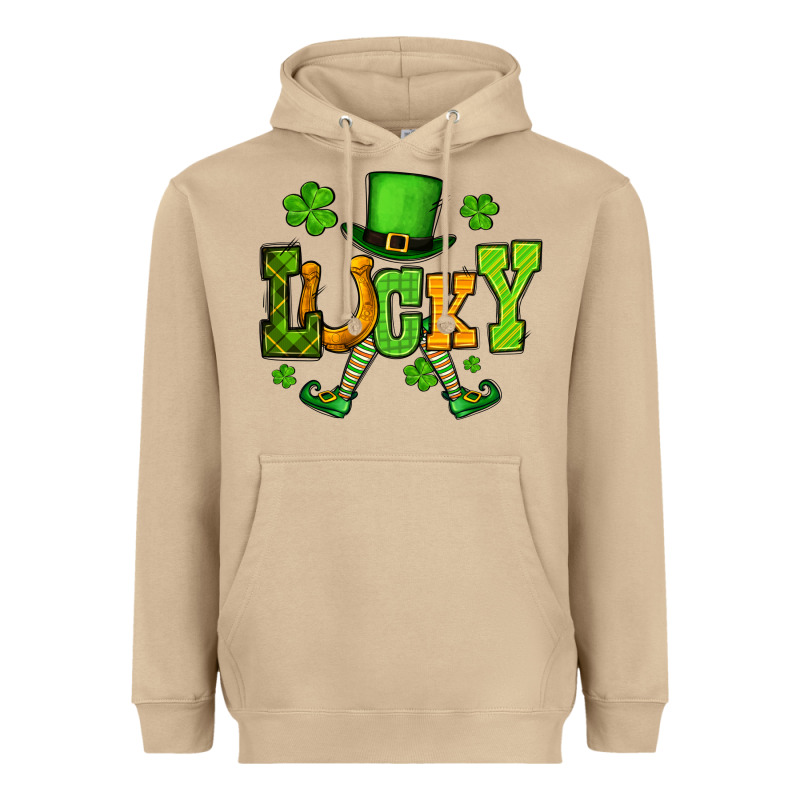 St. Patrick's Lucky Leprechaun Heavyweight Hoodie by OliviaCreatesArt | Teevron