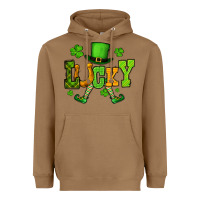 Toasted Coconut St. Patrick's lucky leprechaun Heavyweight Hoodie - OliviaCreatesArt