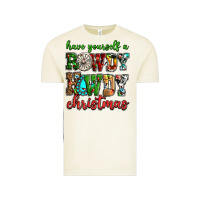 Vintage Arctic Have yourself a rowdy howdy Christmas Vintage Tee - NancyCooperArtShop