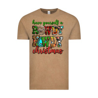 Vintage Coffee Have yourself a rowdy howdy Christmas Vintage Tee - NancyCooperArtShop