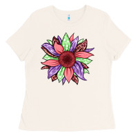 Bone easter spring sunflower Ladies Tee - Jasminsmagicworld