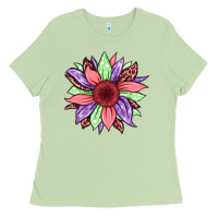 Matcha easter spring sunflower Ladies Tee - Jasminsmagicworld