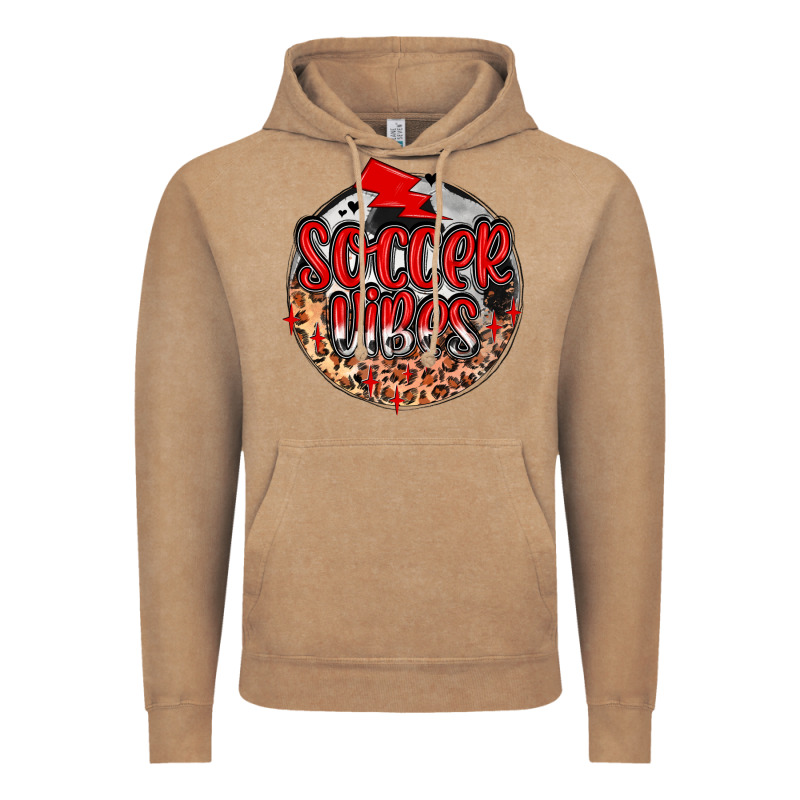 Soccer Vibes Vintage Hoodie by MaliasSmallBusiness | Teevron