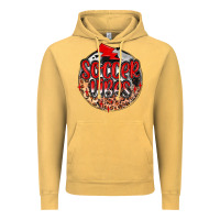Vintage Mustard soccer vibes Vintage Hoodie - MaliasSmallBusiness