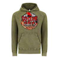 Vintage Olive soccer vibes Vintage Hoodie - MaliasSmallBusiness